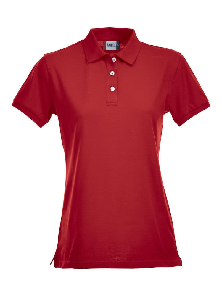 Polo Femme manches courtes Stretch Premium - Clique