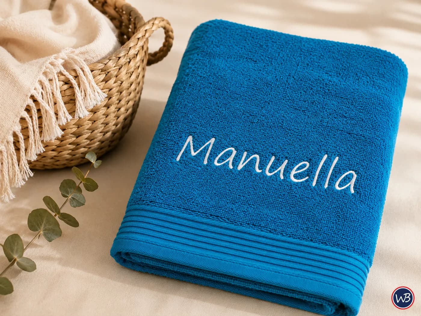 Serviette de Toilette Personnalisée 50 x 100 Classique