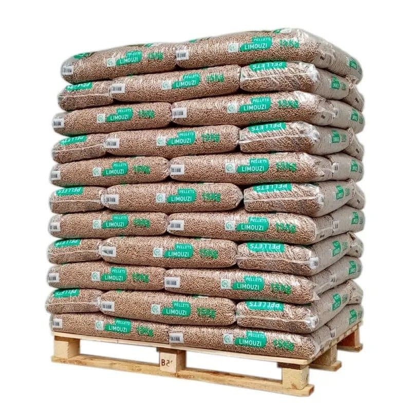 Pellet Limouzi – Palette de 66 sacs de 15 kg – DIN Plus & PEFC – 100% Résineux