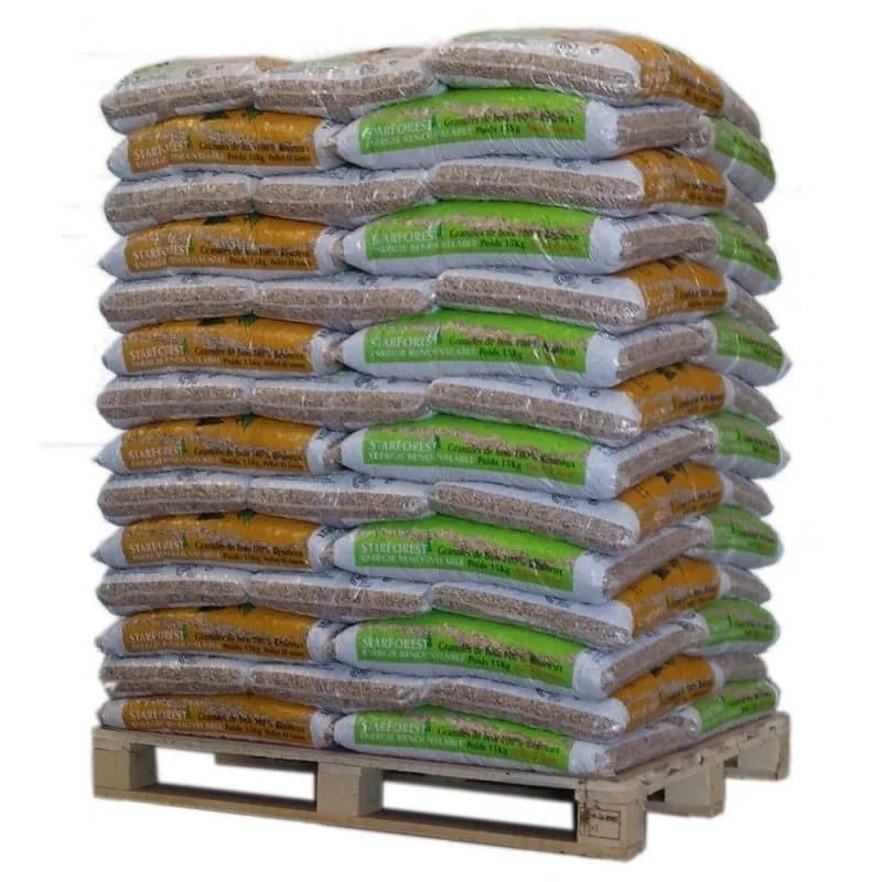 Pellets Starforest DIN Plus – Palette 70 sacs