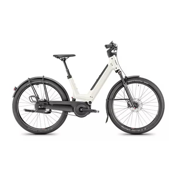 Vélo électrique Moustache J. on - Gris - porte-bagages Light - 500 Wh
