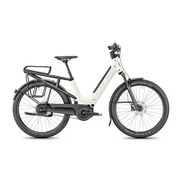Vélo électrique Moustache J. on - Gris - porte-bagages suspendu - 625 Wh