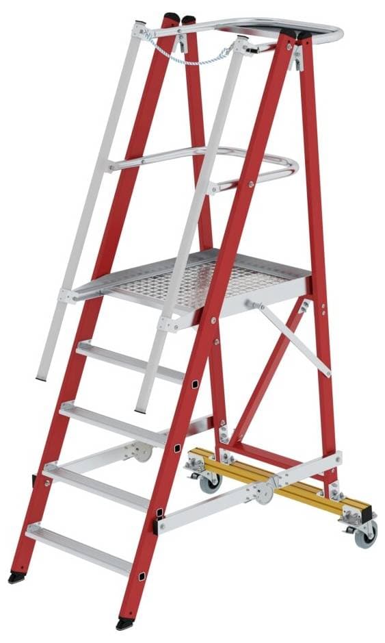 MUNK Günzburger Steigtechnik 036325 GFK/Alu Plattformleiter Arbeitshöhe (max.): 3.15 cm