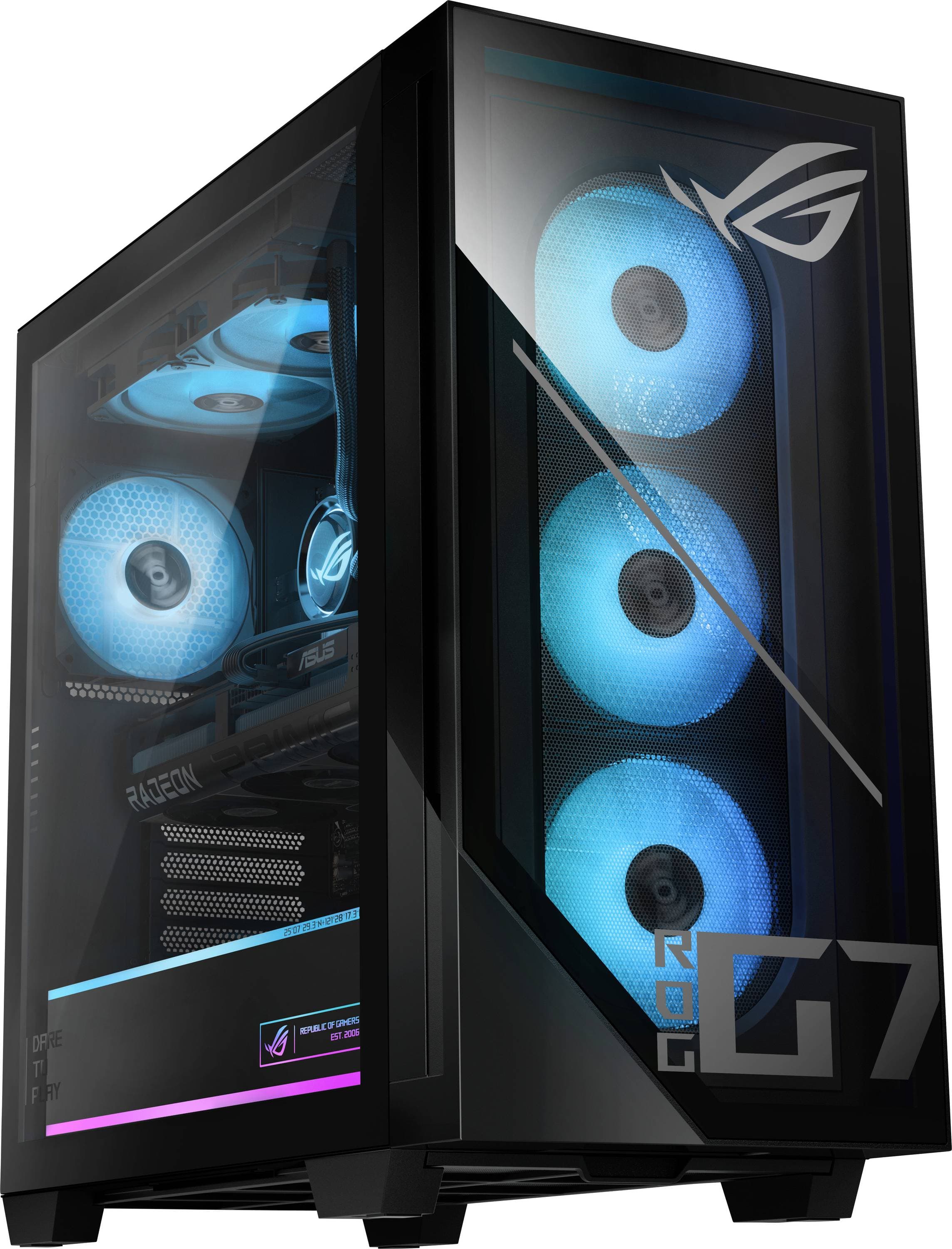 Asus Gaming PC ROG GM700 R7-9800X3D 64 2TB 5080 AMD Ryzen 7 9800X3D 5.2 GHz 64 GB RAM 2 TB SSD NVIDIA® GeForce RTX™ 5080
