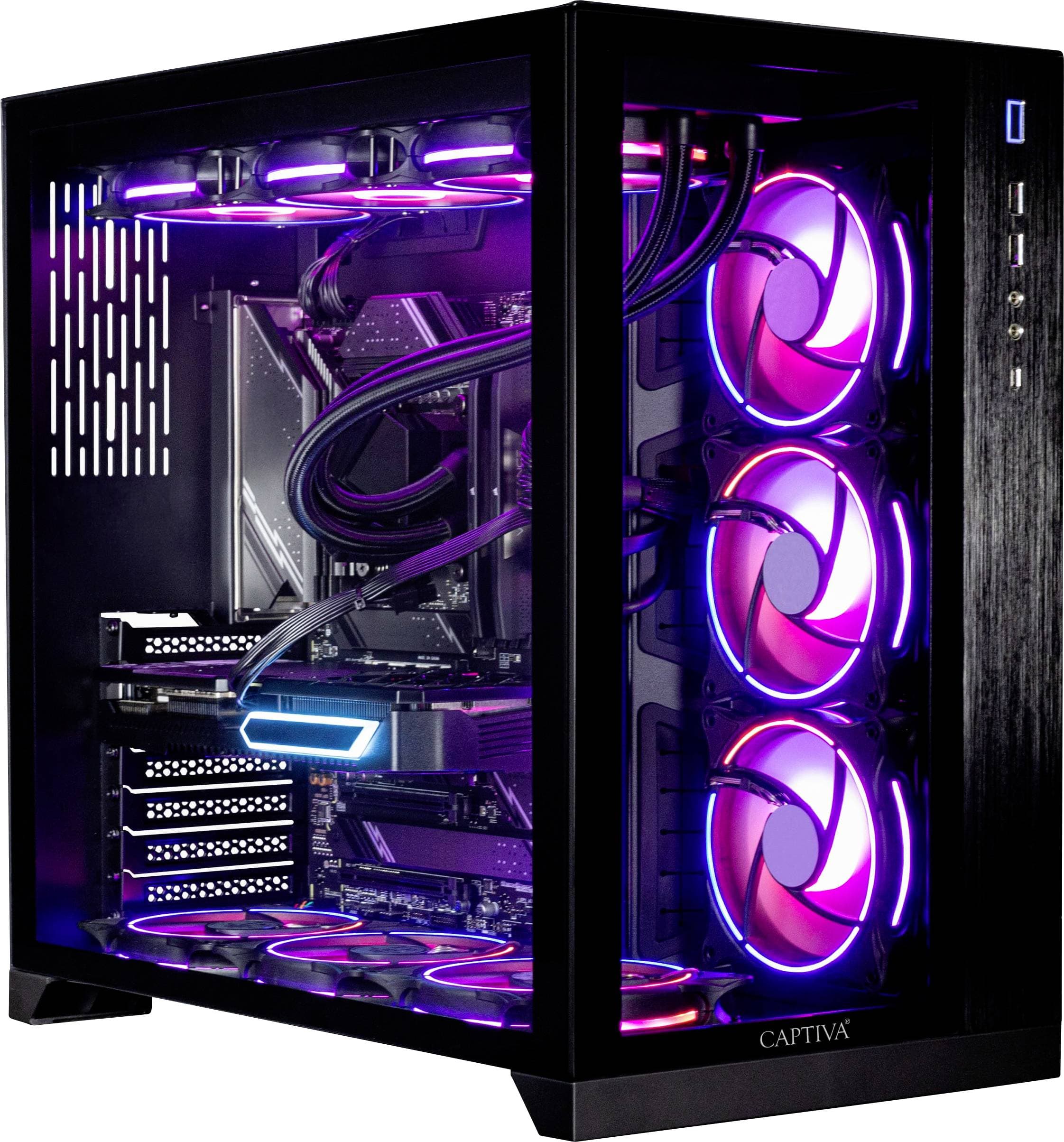 Captiva Gaming PC Highend Gaming R89-724 (Ryzen AMD Ryzen 7 9800X3D 5.2 GHz 64 GB RAM 2 TB SSD AMD Radeon Graphics Nvidi
