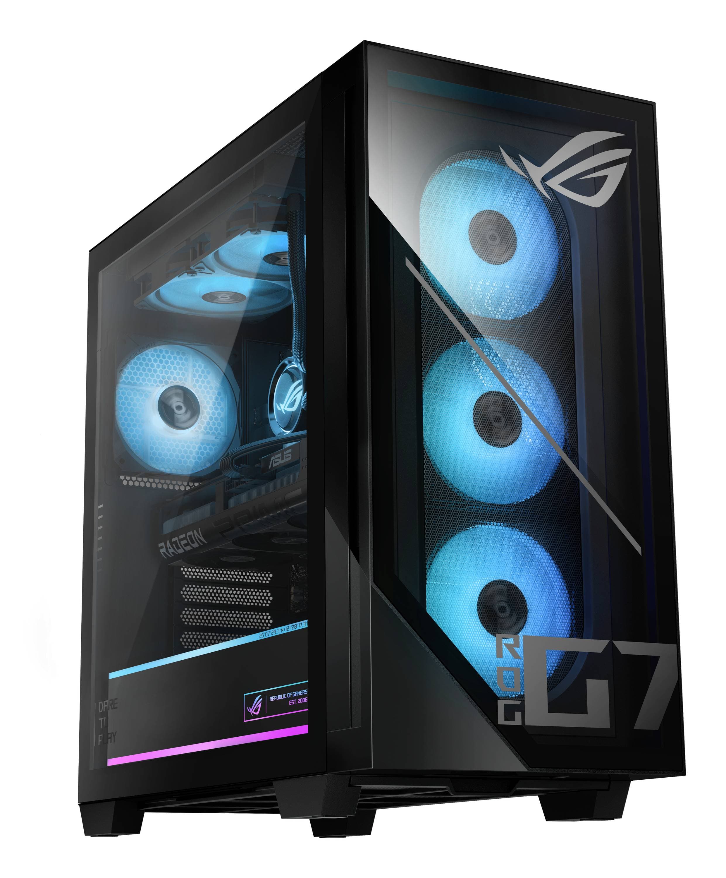 Asus Gaming PC ROG GM700 2.5 cm (1.0 Zoll) AMD Ryzen 7 9800X3D 5.2 GHz 16 GB RAM 2 TB SSD AMD AMD Radeon Graphics AMD AM
