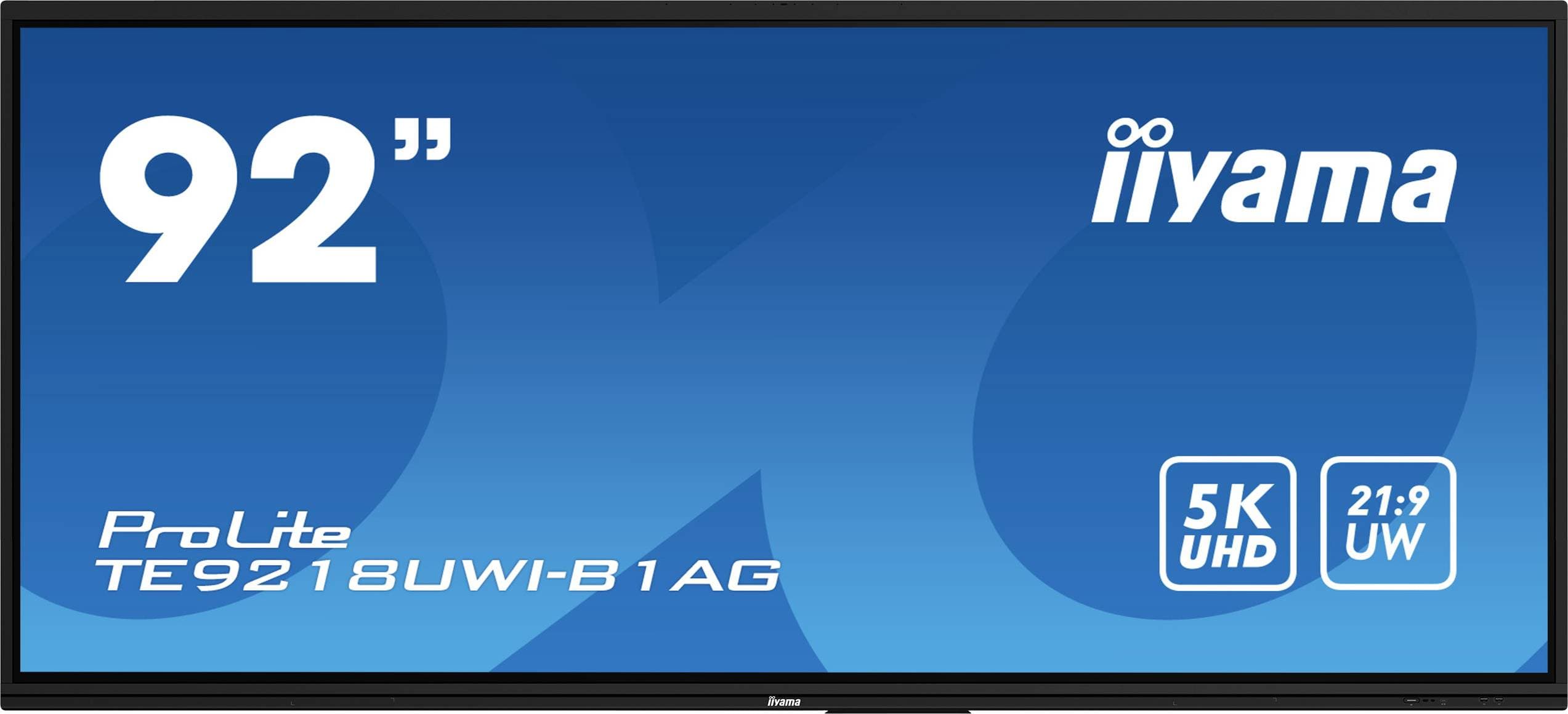 Iiyama ProLite TE9218UWI-B1AG Digital Signage Display EEK: G (A - G) 232.5 cm 91.5 Zoll 5120 x 2160 Pixel 16/7