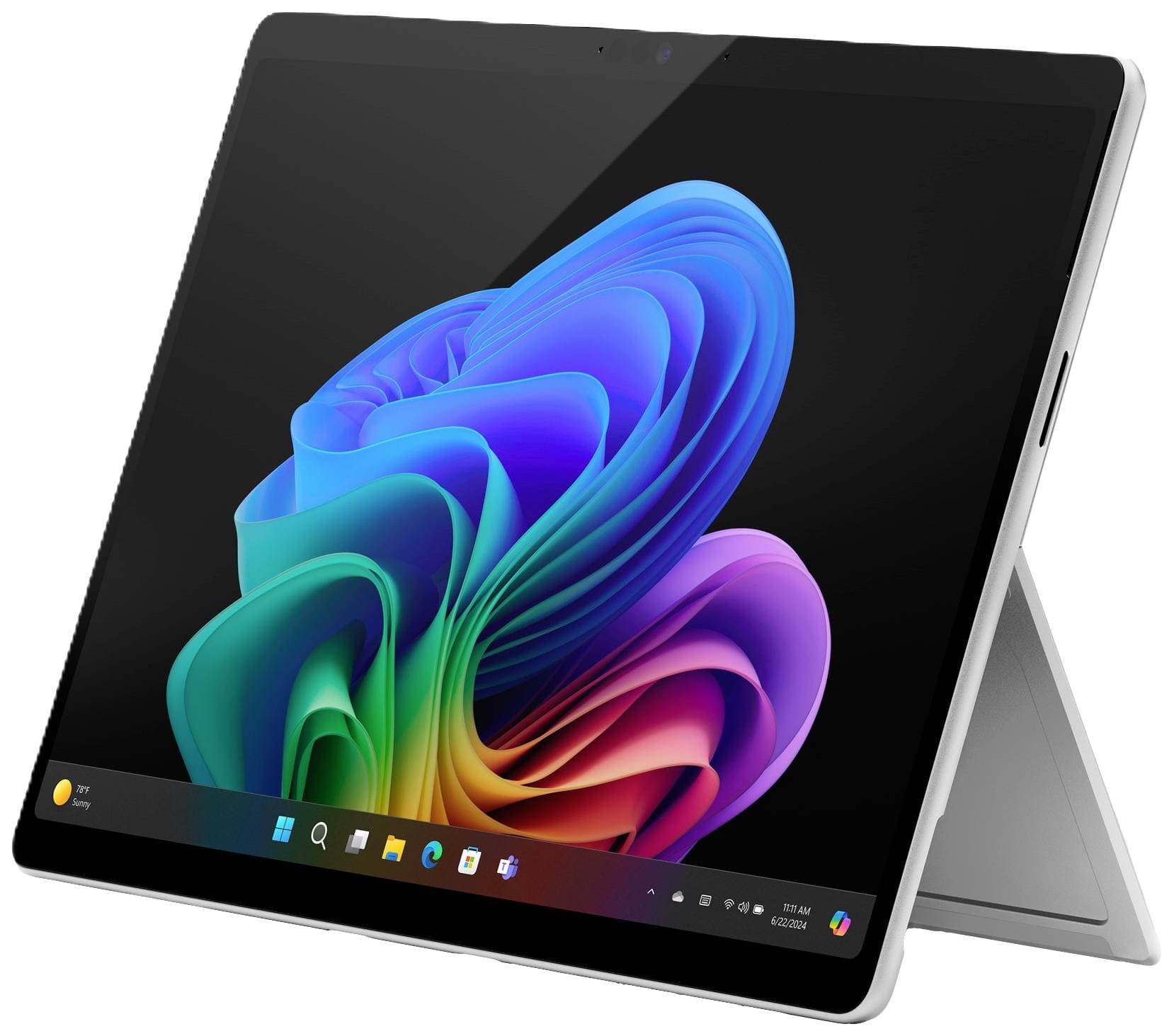 Microsoft Surface Pro 11 Copilot+PC WiFi 1 TB Platin-Grau Windows®-Tablet / 2-in-1 33 cm (13 Zoll) Qualcomm® Snapdragon