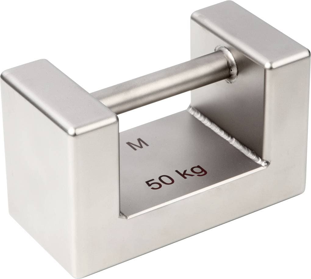 Kern 346-09 Einzelgewicht, OIML-Klasse M1, 50 kg, Block, Edelstahl
