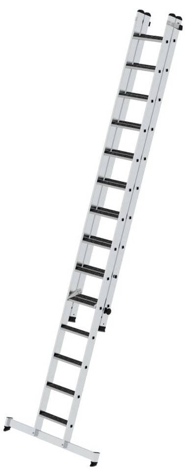 MUNK Günzburger Steigtechnik 040679 Aluminium Stufen-Schiebeleiter Arbeitshöhe (max.): 6.20 cm 24.3 kg