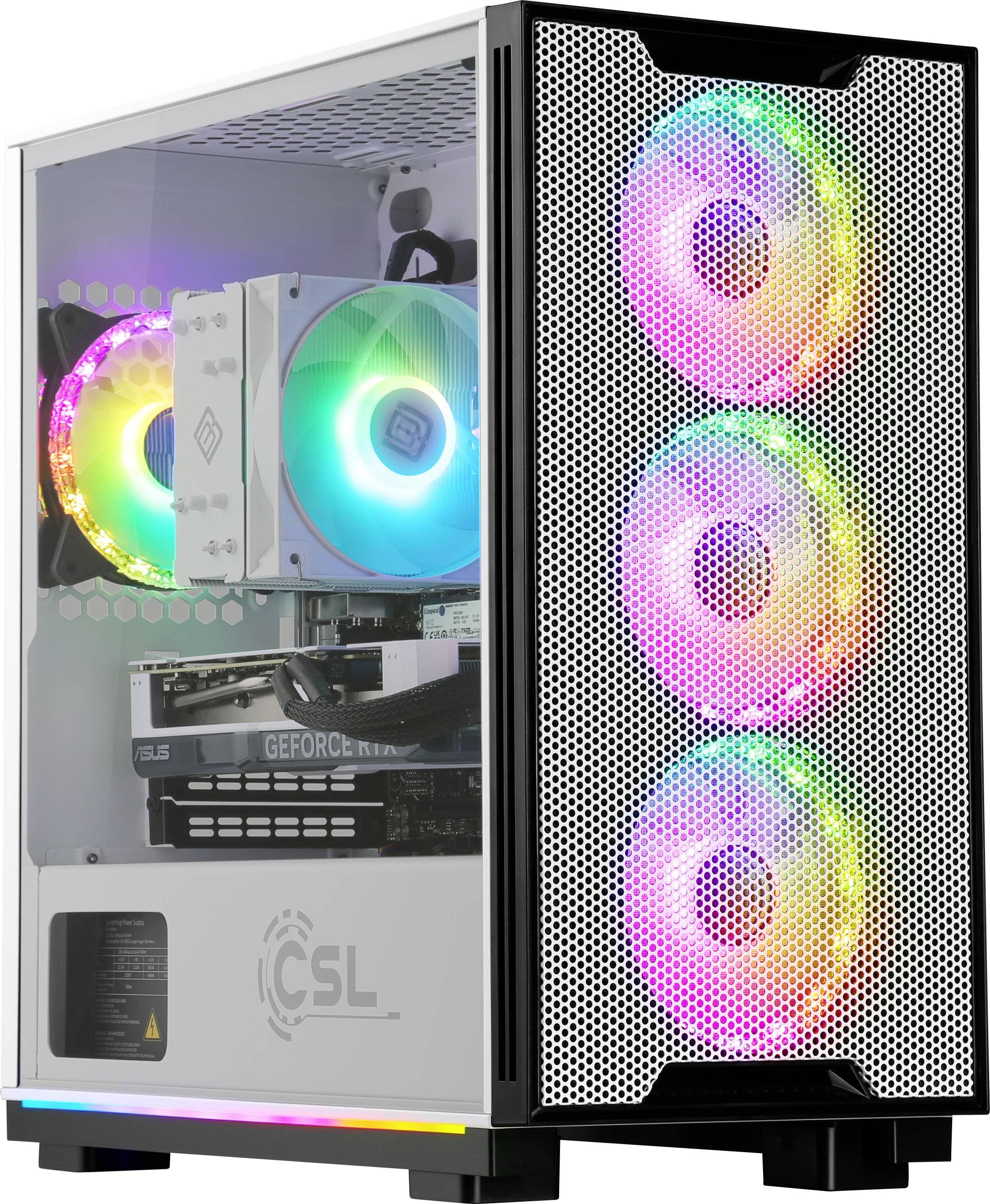 CSL Computer Gaming PC M12400H Intel® Core™ Ultra 5 225F 4.9 GHz 32 GB RAM 1000 GB SSD Nvidia GeForce RTX™ 5070 12 GB GD