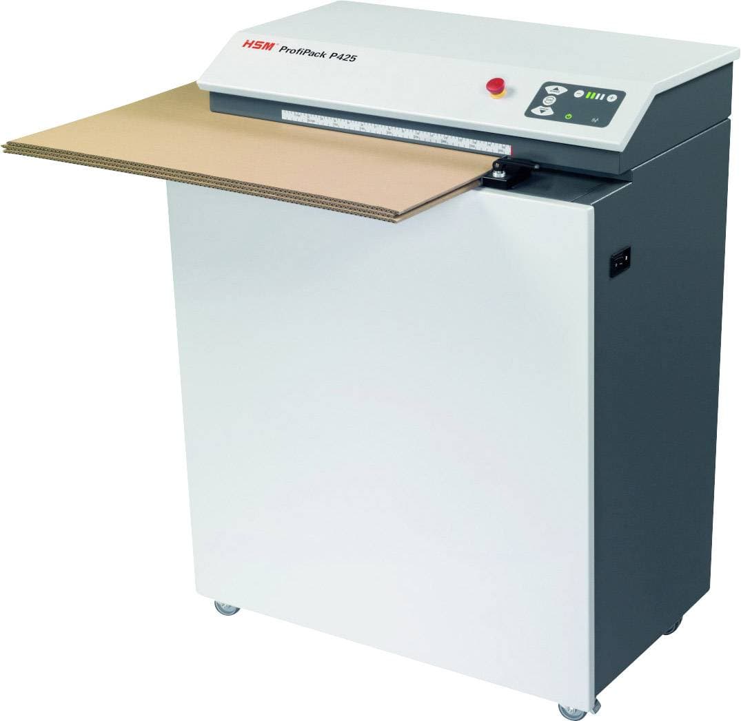 HSM ProfiPack 425 inkl. Adaptionssatz Verpackungspolstermaschine Vernichtet auch Heftklammern