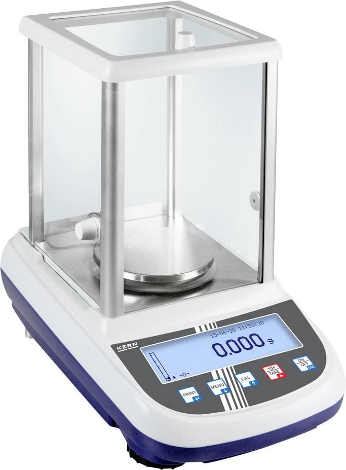 Kern PLJ 2000-3A Präzisionswaage Wägebereich (max.) 2.1 kg Ablesbarkeit 0.001 g über Steckernetzteil Mehrfarbig