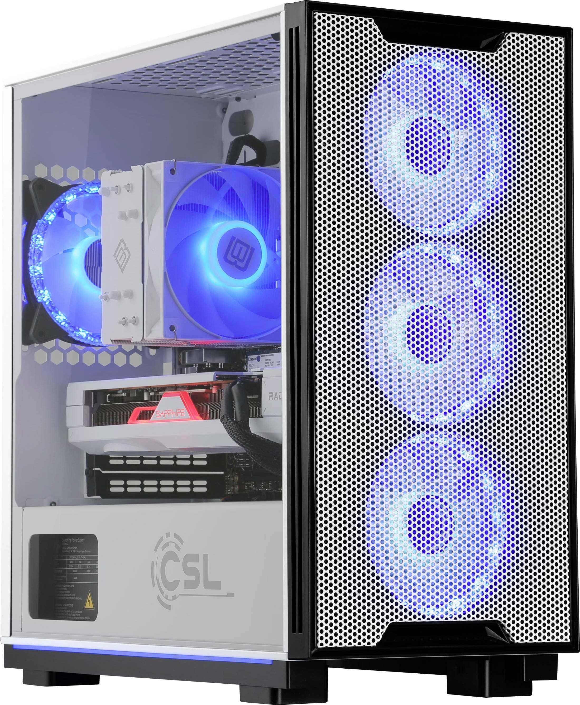 CSL Computer Gaming PC M12580H AMD Ryzen 5 8400F 4.7 GHz 32 GB RAM 1000 GB SSD AMD Radeon™ RX 9070 16 GB GDDR6 Win 11 Ho