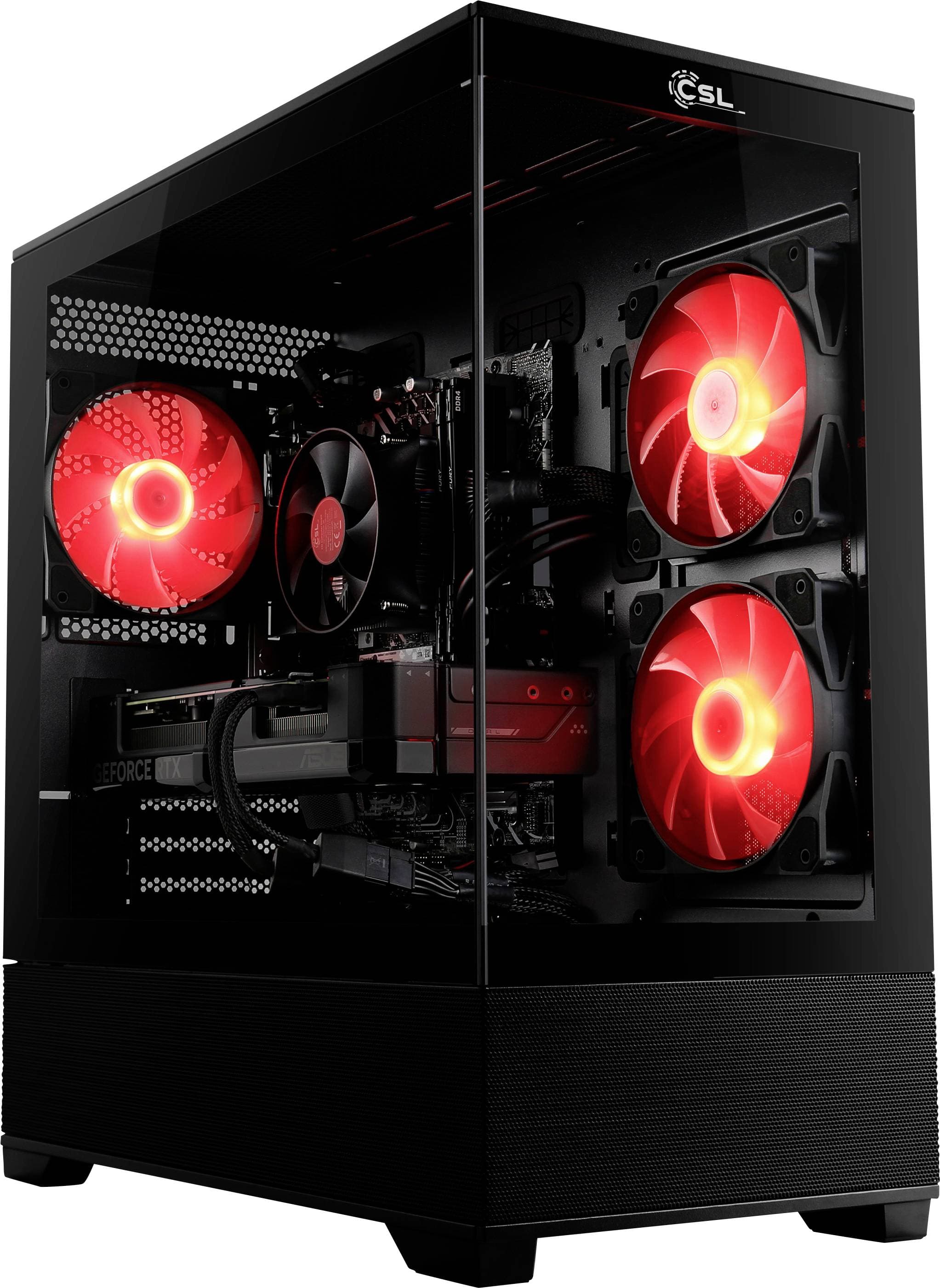 CSL Computer Gaming PC M12270H AMD Ryzen 7 8700F 5 GHz 32 GB RAM 2 TB SSD AMD Radeon™ RX 9070 XT 16 GB GDDR6 94918