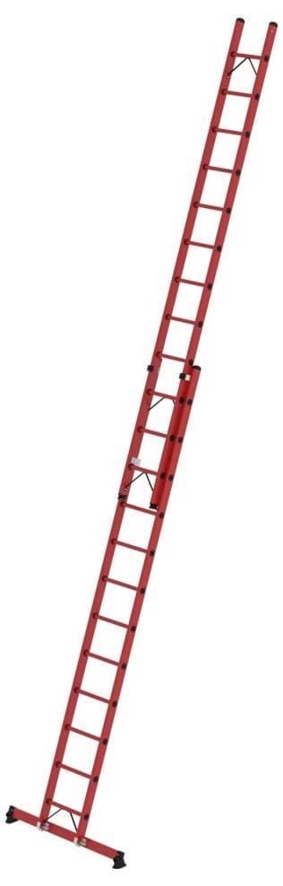 MUNK Günzburger Steigtechnik 036632 GFK Sprossen-Schiebeleiter Arbeitshöhe (max.): 7.4 cm 23.42