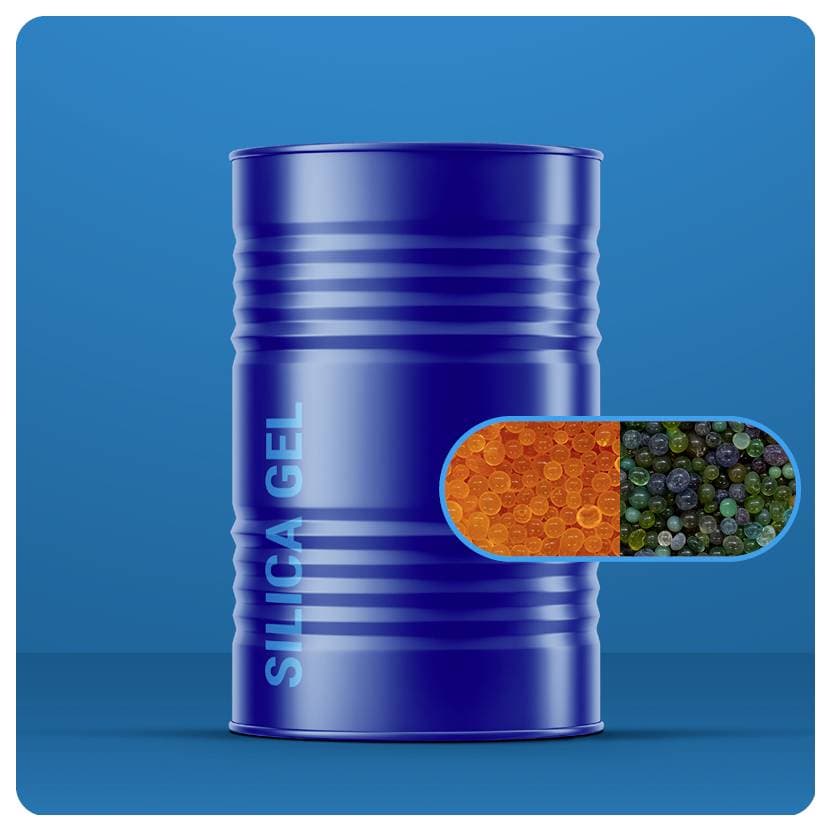 GIEBEL Desiccants Silicagel Trockenperlen Orange, Grün