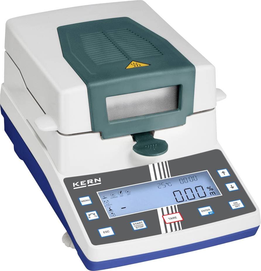 Kern DAB 100-3IR Feuchteanalysatorwaage Wägebereich (max.) 110 g Ablesbarkeit 0.001 g über Steckernetzteil Mehrfarbig
