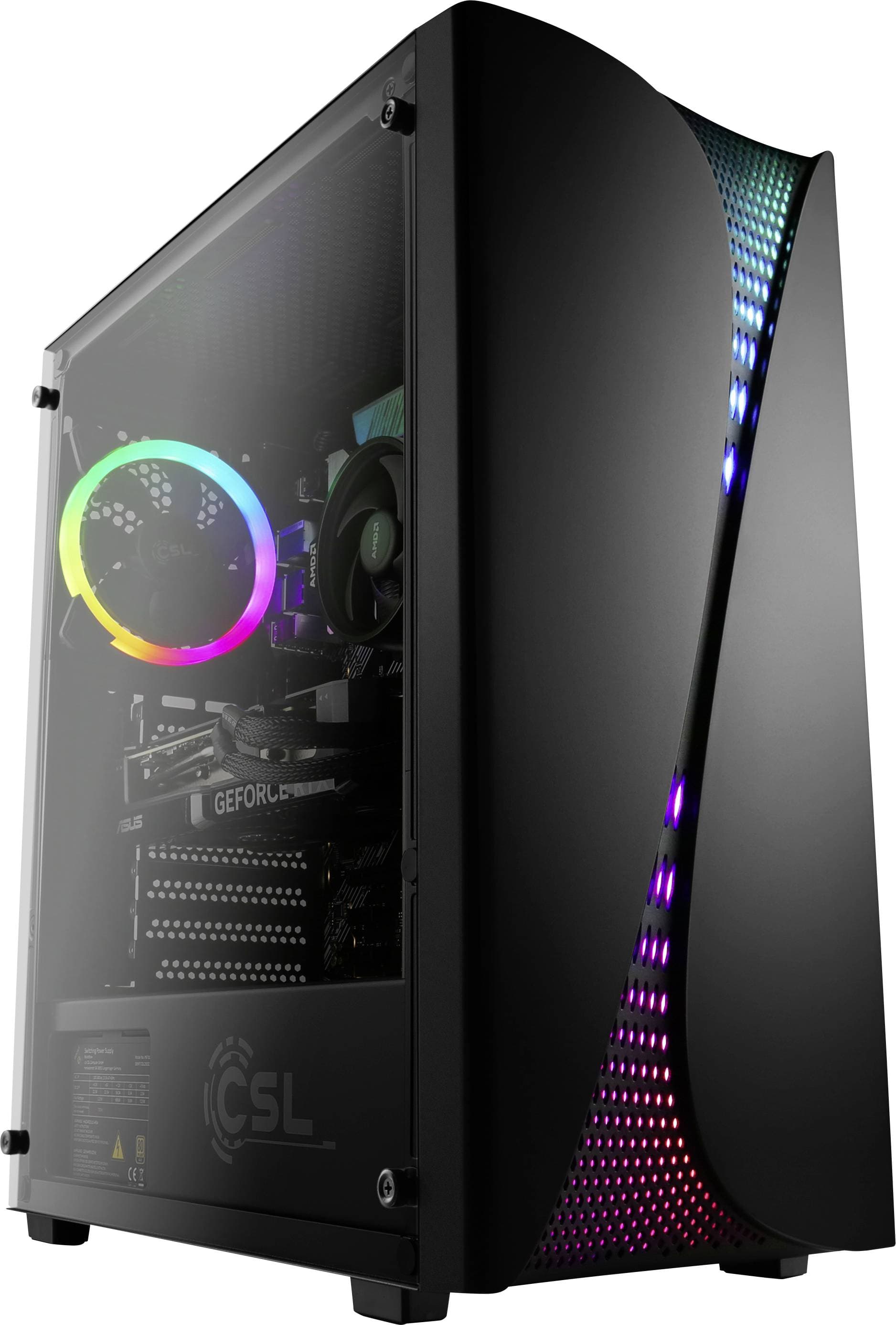 CSL Computer Gaming PC M11640H AMD Ryzen 7 9700X 5.5 GHz 32 GB RAM 1 TB SSD Nvidia GeForce RTX™ 4060 8 GB GDDR6 Win 11 H