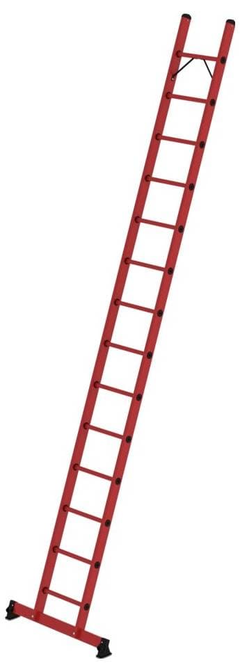 MUNK Günzburger Steigtechnik 036824 GFK Sprossen-Anlegeleiter