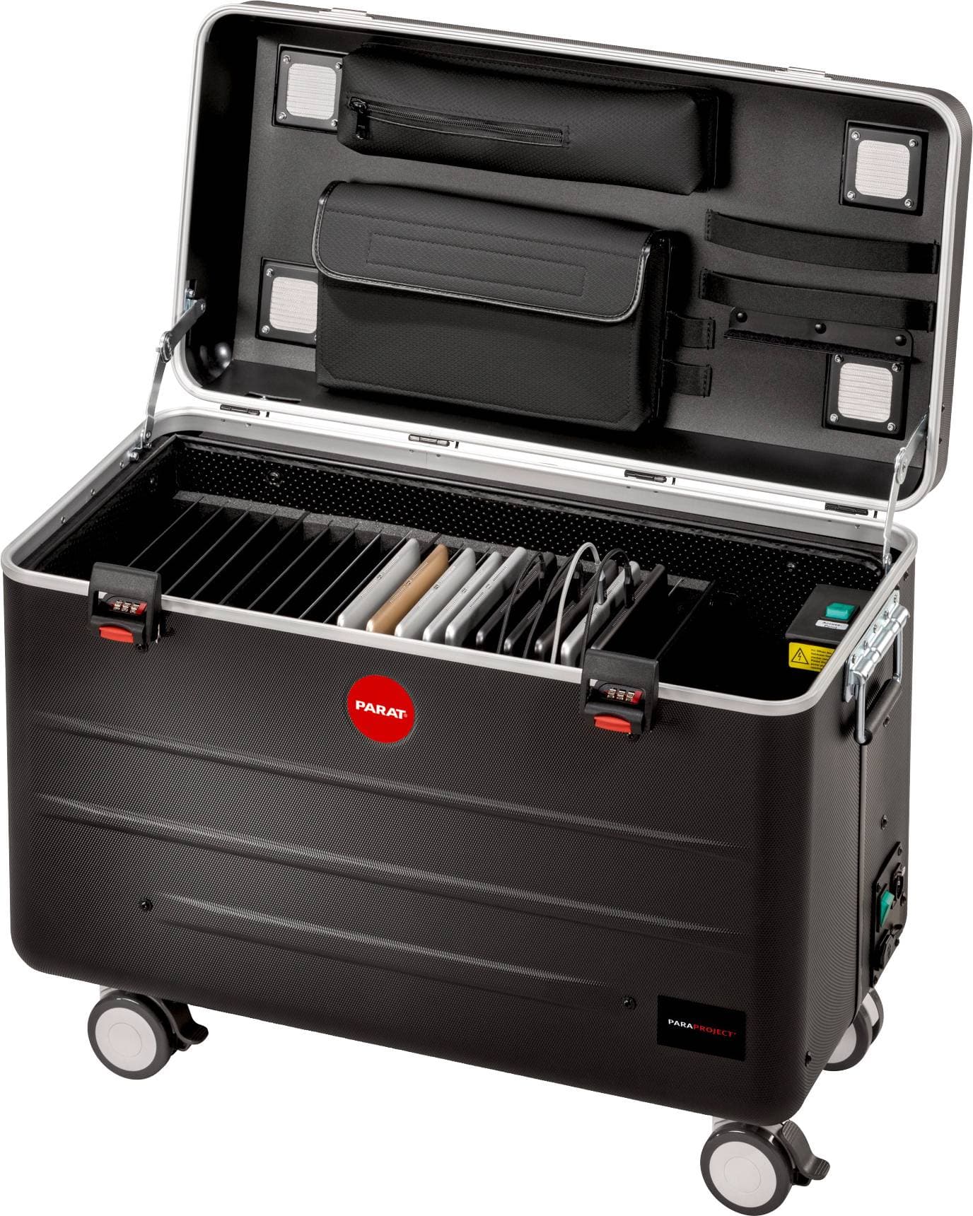 Parat PARAPROJECT Case TC20 Plus Lade- und Managementsystem Mobiles Ladesystem für USB-Typ C™ verkabelt