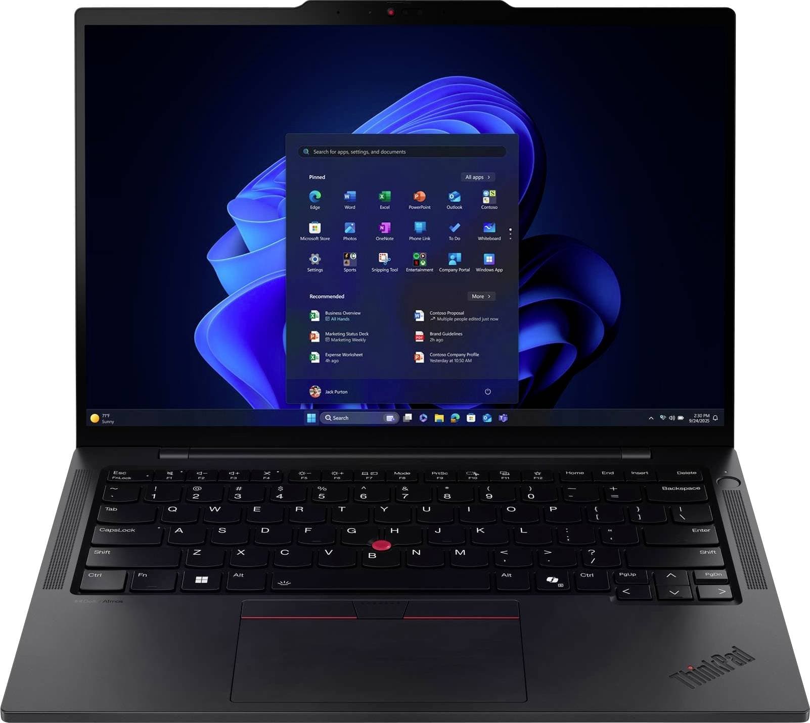 Lenovo Notebook 21R1003BGE 35.6 cm (14 Zoll) WUXGA Intel® Core™ Ultra 5 225U 16 GB RAM 512 GB SSD Deutsch, QWERTZ Intel