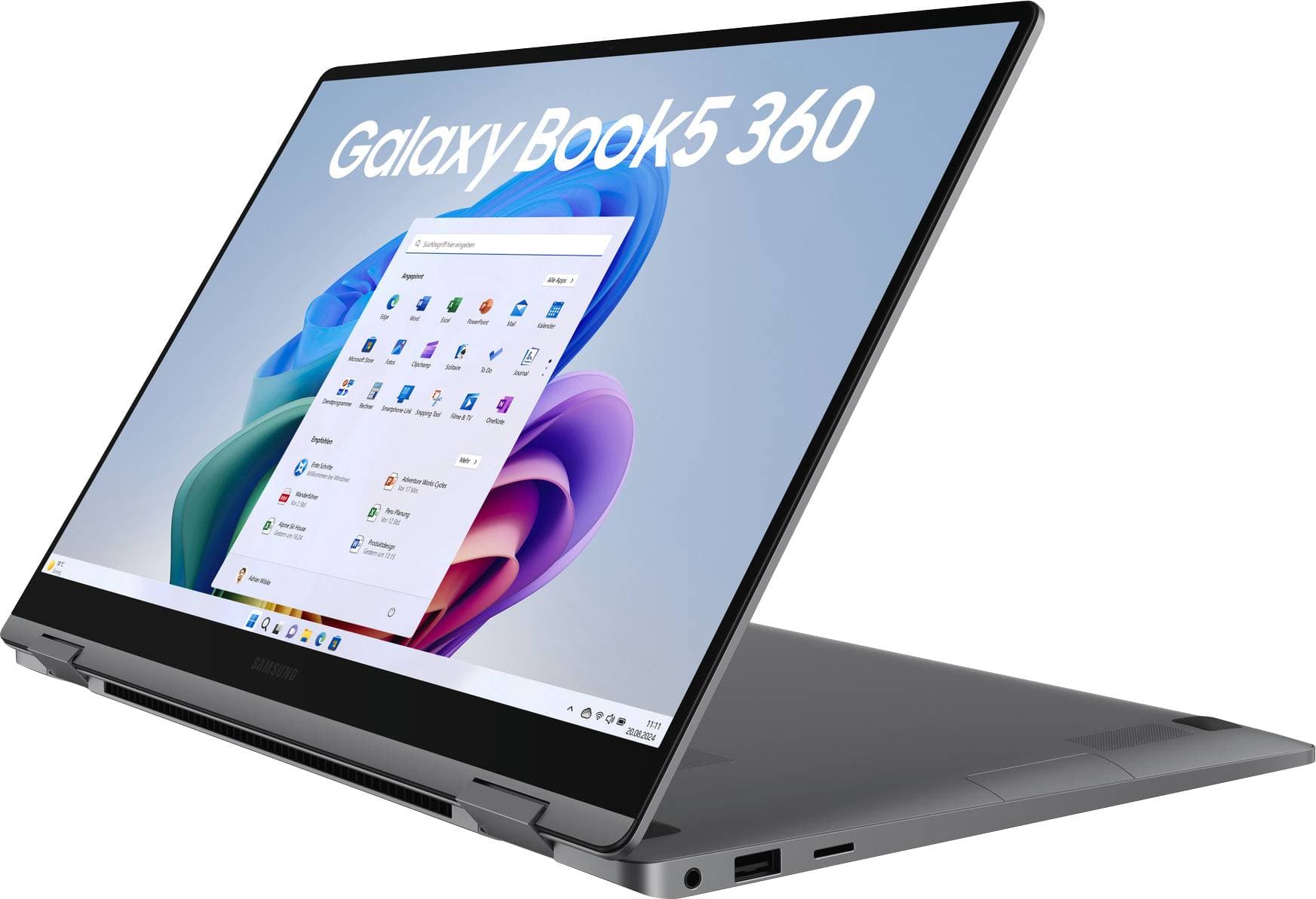 Samsung Notebook 39.6 cm (15.6 Zoll) WQXGA+ Intel® Core™ Ultra 7 16 GB RAM 1 TB HDD 1 TB SSD Deutsch, QWERTZ Intel Intel
