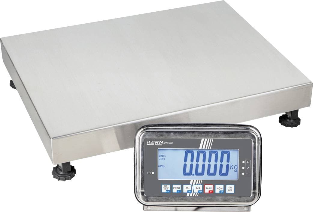 Kern SFB 100K-2XL Plattformwaage SFB 100K-2XL Wägebereich (max.) 100 kg Ablesbarkeit 10 g akkubetrieben, über Steckernet