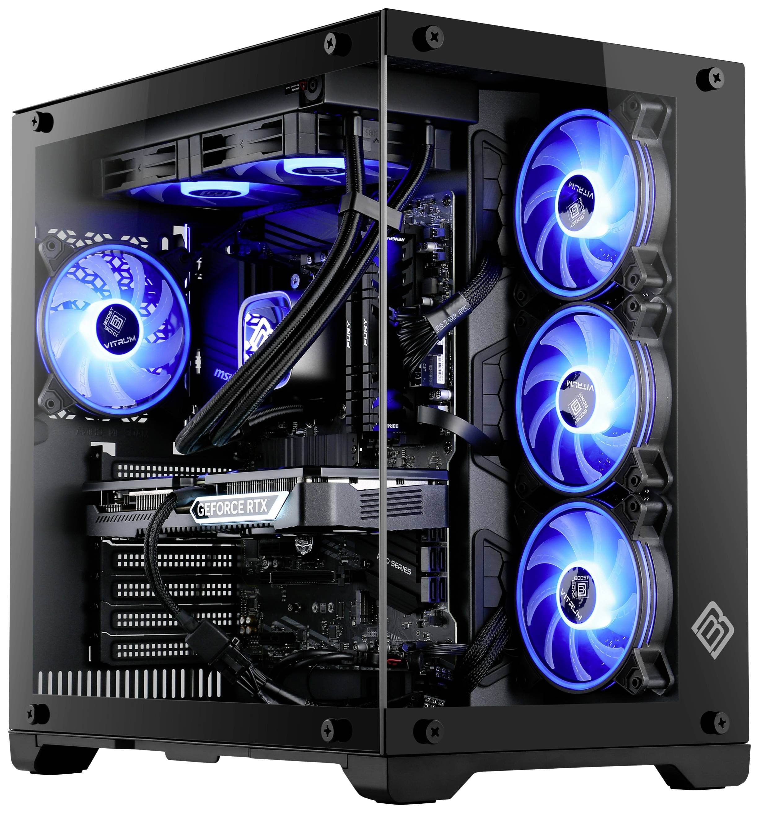 CSL Computer Gaming PC M10510H AMD Ryzen 5 7600X 5.3 GHz 16 GB RAM 1000 GB SSD Nvidia GeForce RTX™ 4060 8 GB GDDR6 89181
