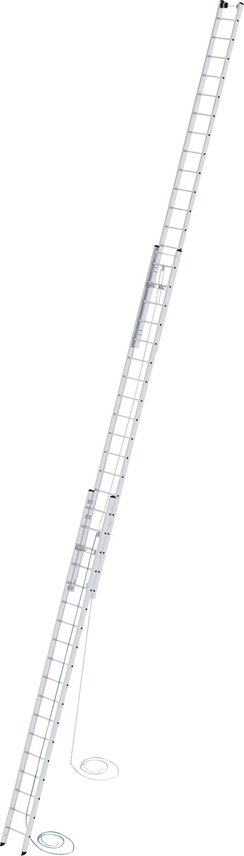 MUNK Günzburger Steigtechnik 22318 Aluminium Seilzugleiter Arbeitshöhe (max.): 13.6 m