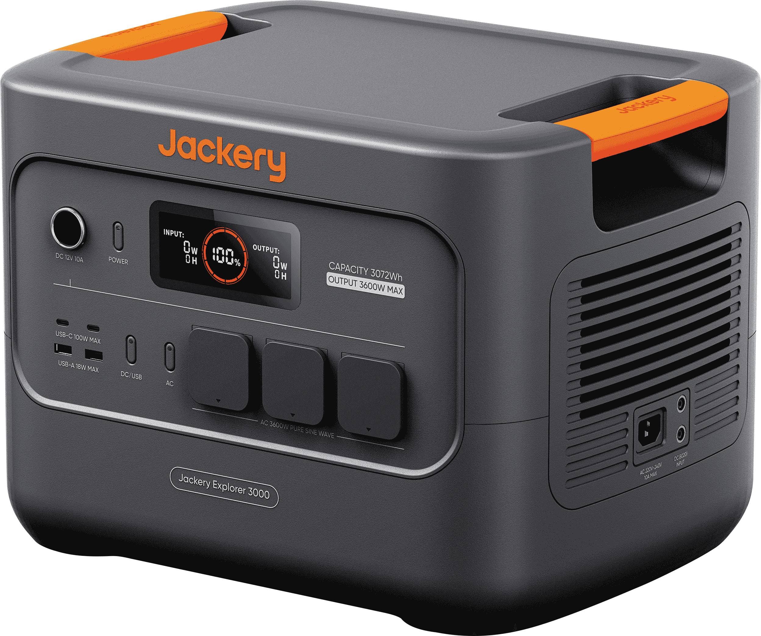 Jackery Jakery Explorer 3000 v2 Powerstation 60 Ah USB PD LiFePO 4 Statusanzeige