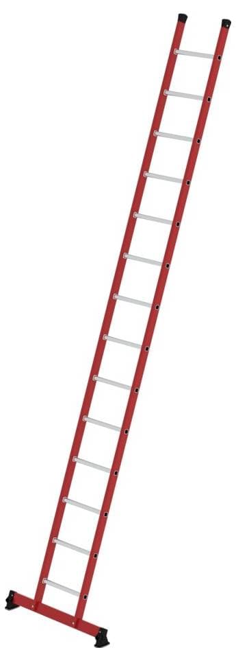 MUNK Günzburger Steigtechnik 035324 GFK/Alu Sprossen-Anlegeleiter Arbeitshöhe (max.): 4.70 cm