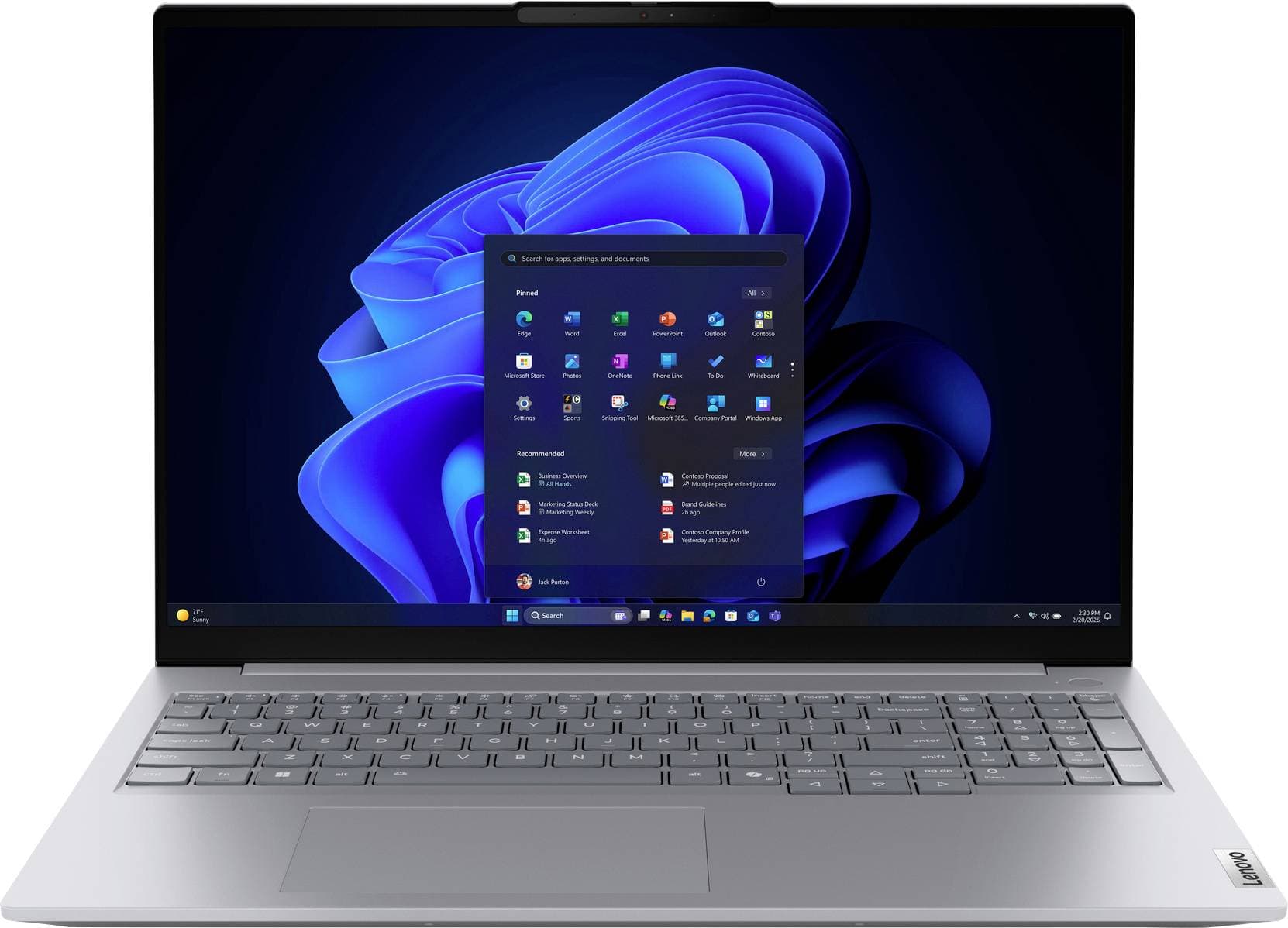 Lenovo Notebook ThinkBook 16 G9 40.6 cm (16 Zoll) WUXGA AMD Ryzen 7 250 32 GB RAM 1 TB SSD Deutsch, QWERTZ AMD AMD Radeo