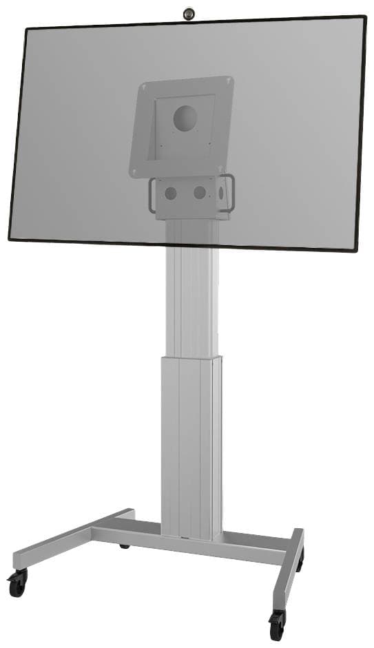 Neomounts NM-HUB2LIFTSILVER TV-Rollwagen 127,0 cm (50") - 129,5 cm (51") Motorisiert, Neigbar, Höhenverstellbar