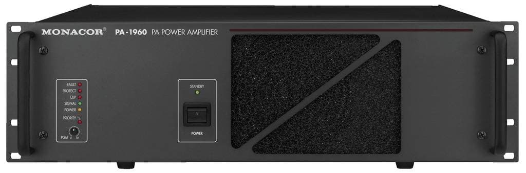 Monacor PA-1960 ELA-Verstärker 960 W 1-Kanal