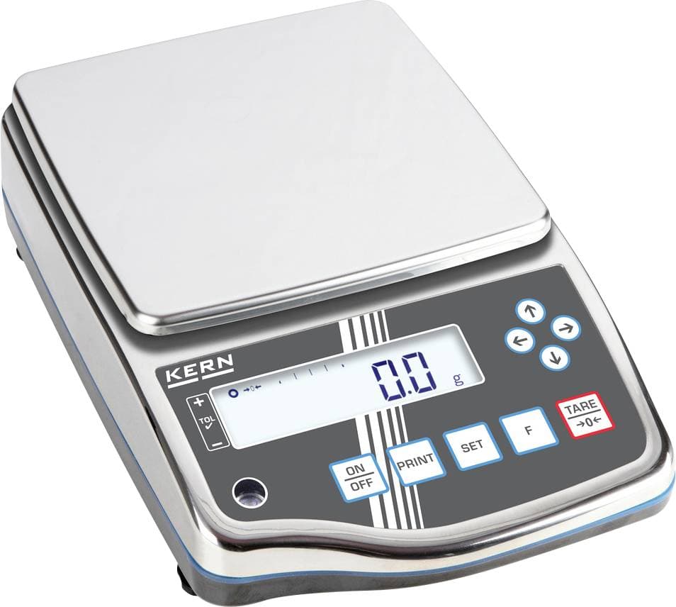 Kern PWS 8000-1 Präzisionswaage Wägebereich (max.) 8.2 kg Ablesbarkeit 0.1 g über Steckernetzteil Silber, Schwarz