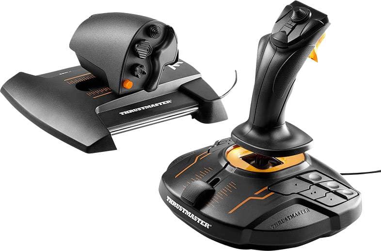 Thrustmaster T16000M FCS HOTAS Joystick USB PC Schwarz inkl. Schieberegler