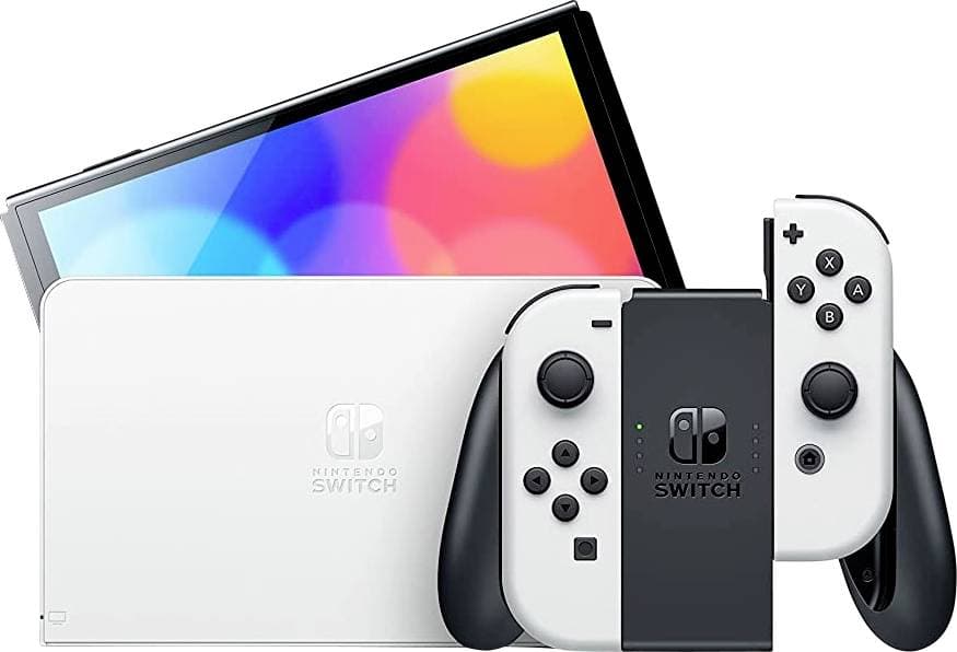 Nintendo Switch OLED Konsole 64 GB Weiß