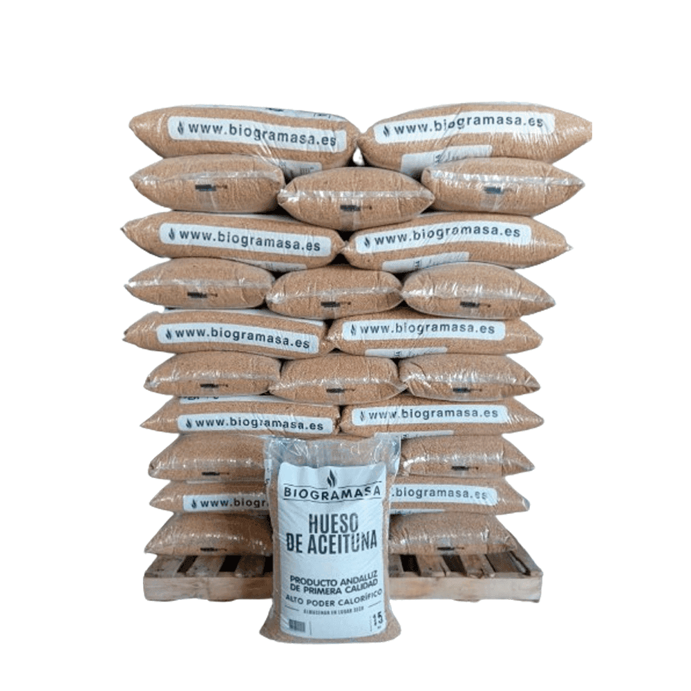 Hueso de aceituna – Biogramasa 70 sacos