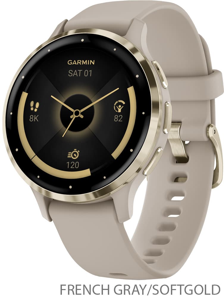Garmin Venu® 3S - GPS Multisport Smartwatch - silber