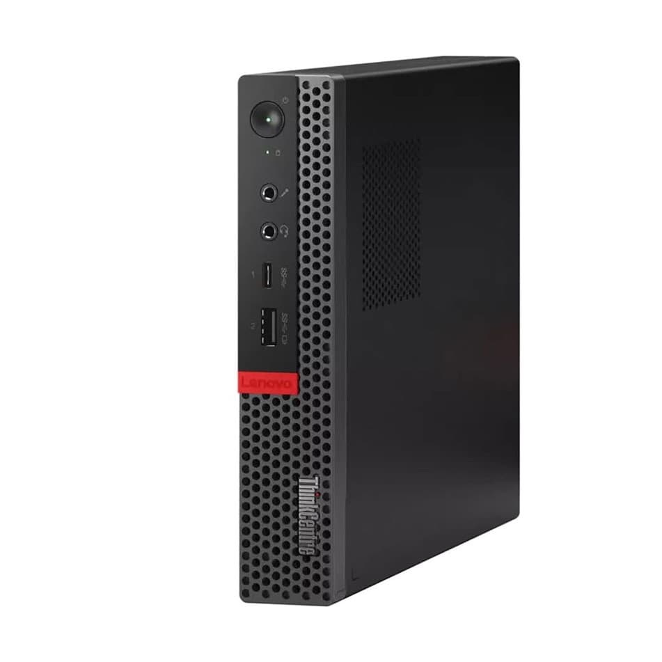 LENOVO ThinkCentre M920 | Mini-PC - Intel Pentium Gold G5400T @ 3,1 GHz - 8 GB DDR4 - 250 GB M.2 NvMe SSD - Sans lecteur - Windows 11 Professionnel