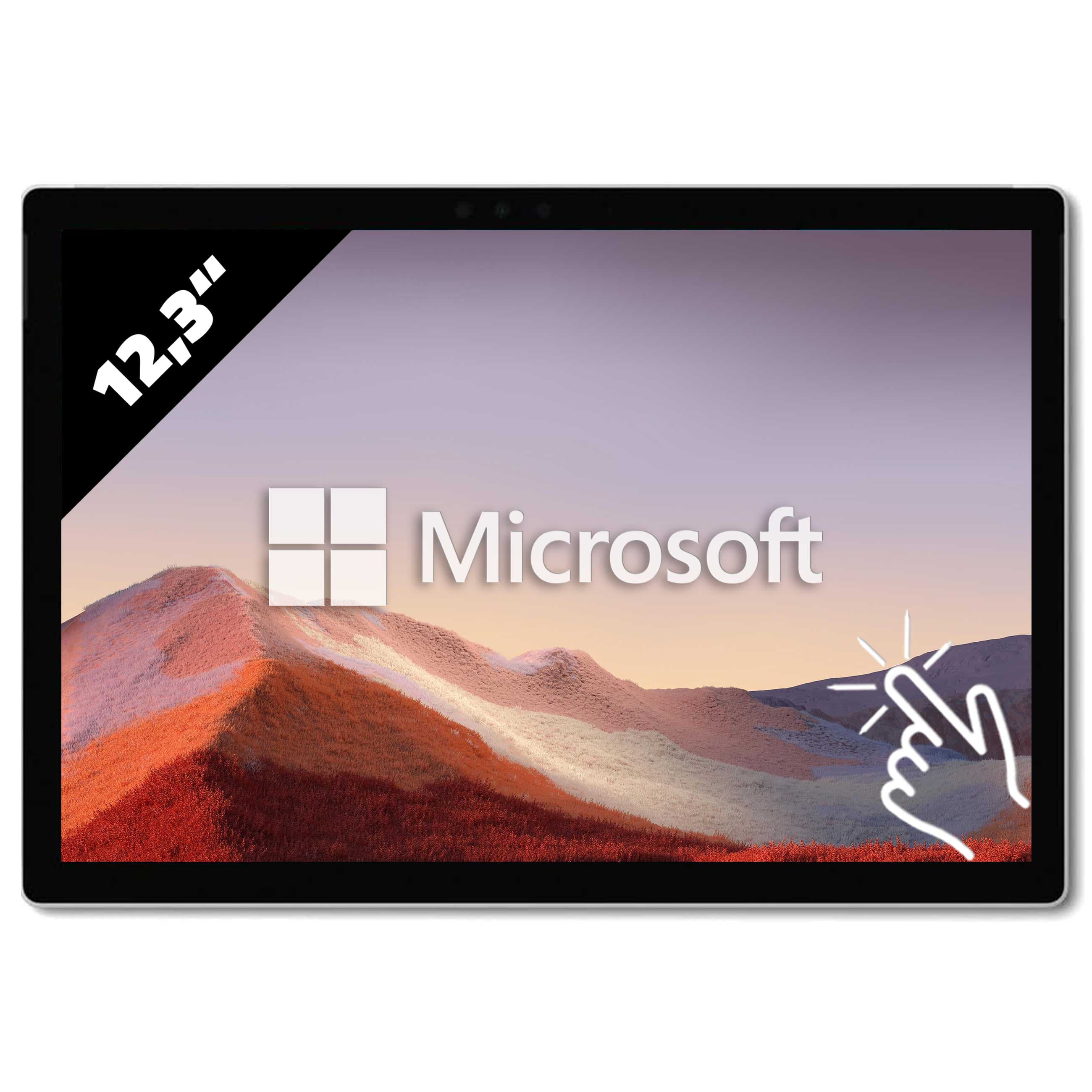 Surface Pro 7 | 12,3 pouces - Intel Core i5 1035G7 @ 1,1 GHz - 8 GB DDR4 - 250 GB M.2 NvMe SSD - 2736 x 1824 - Écran tactile - Windows 11 Professionnel