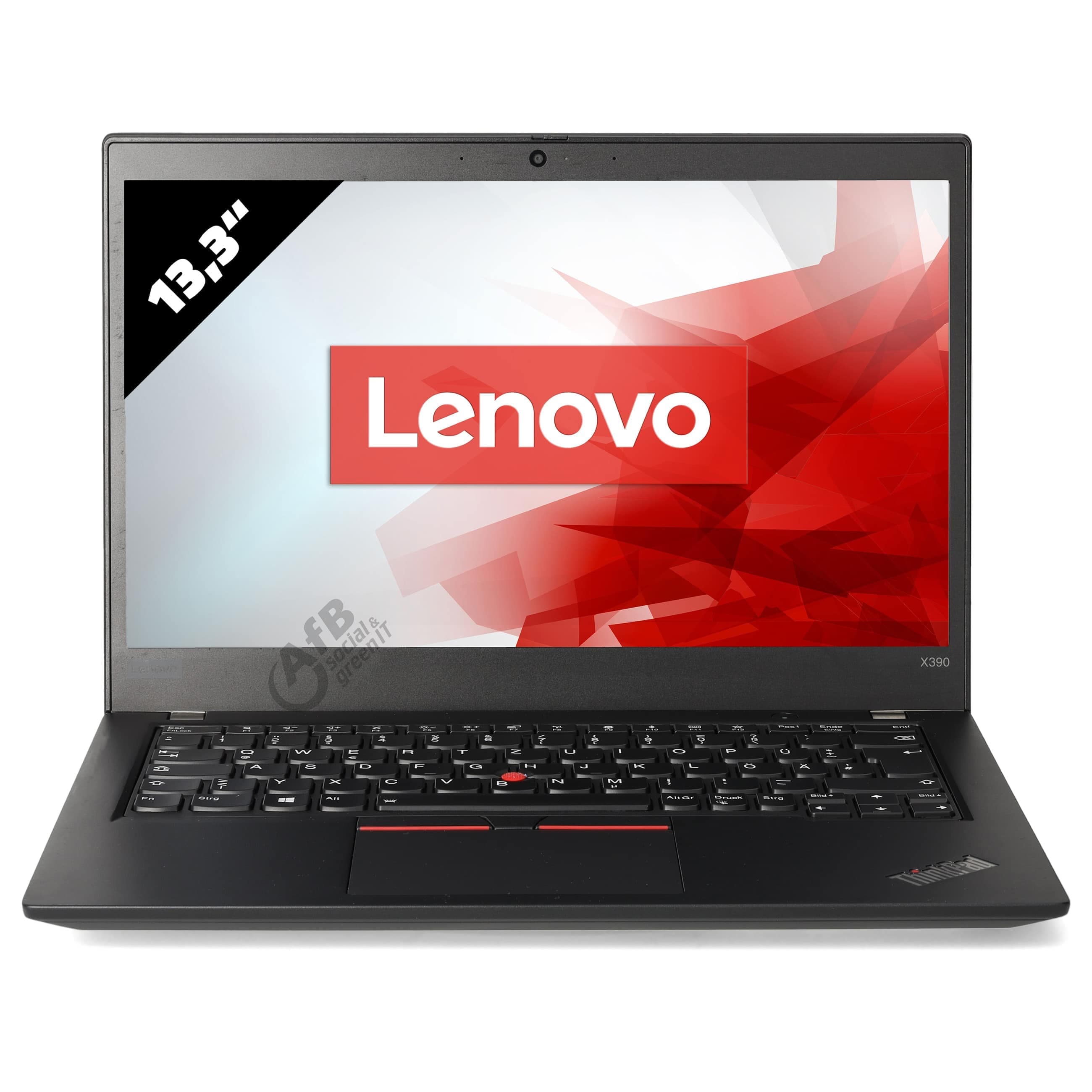 LENOVO ThinkPad X390 | 13,3 pouces - Intel Core i5 8365U @ 1,6 GHz - 8 GB DDR4 - 250 GB M.2 NvMe SSD - 1920 x 1080 FHD - Webcam - Windows 11 Professionnel