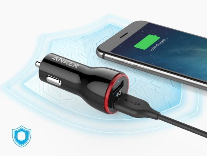 ANKER Chargeur Allume-Cigare PowerDrive 2 | Neuf