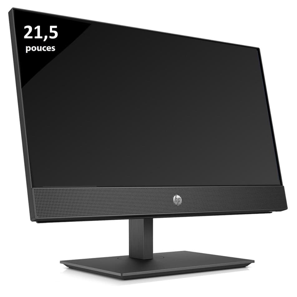 HP ProOne 600 G4 | PC tout-en-un - Intel Core i5 8500 @ 3,0 GHz - 8 GB DDR4 - 250 GB SSD - Sans lecteur - Windows 11 Professionnel