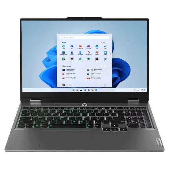 Lenovo LOQ 15IAX9I | 15,6 pouces - Intel Core i5 12450HX @ 2,4 GHz - 24 GB DDR5 - 500 GB M.2 NvMe SSD - Luna Grey - Arc A530M - 1920 x 1080 FHD - Webcam - Windows 11 Home