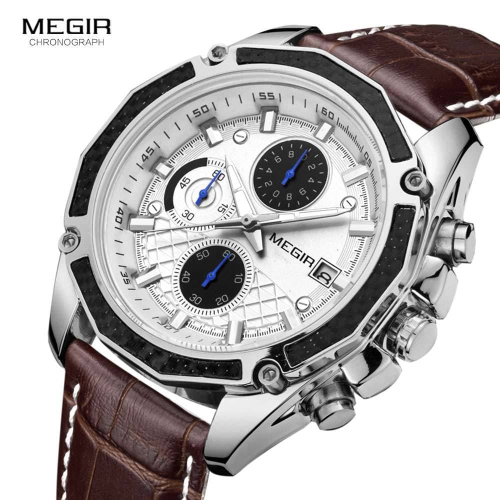 MEGIR 2015G Chronograph Quartz Watch ML2015G-Black