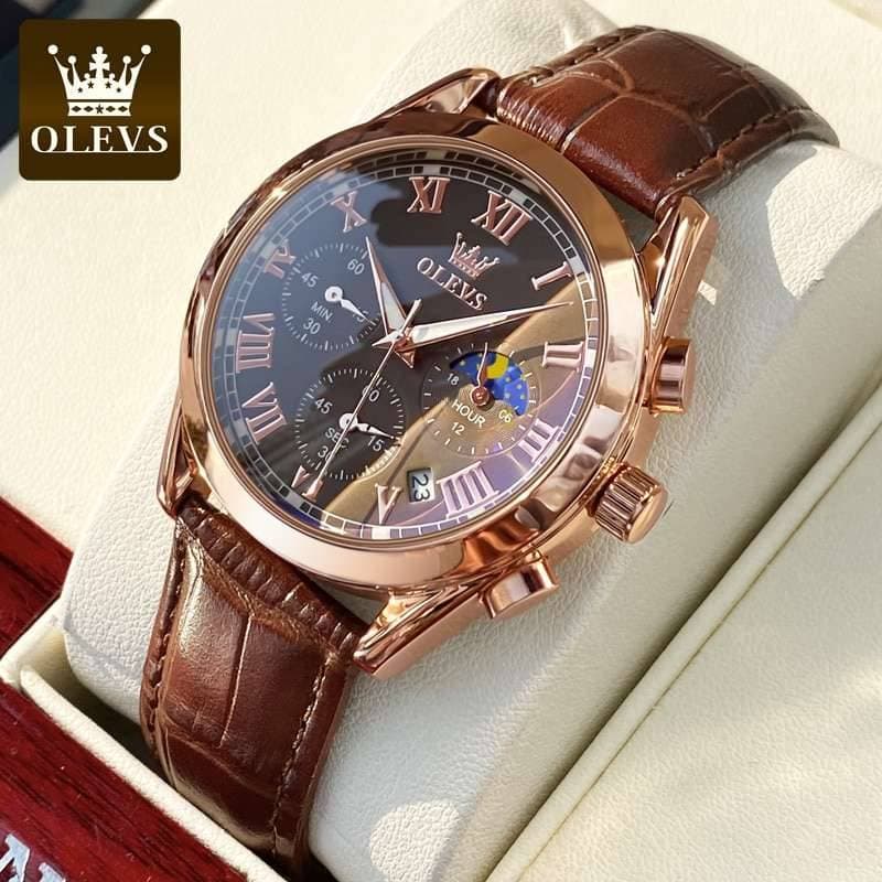 OLEVS M2871 Chronograph Gold black face