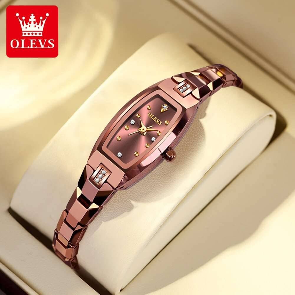 Olevs 5501 Elegant Quartz Ladies Watch Rose