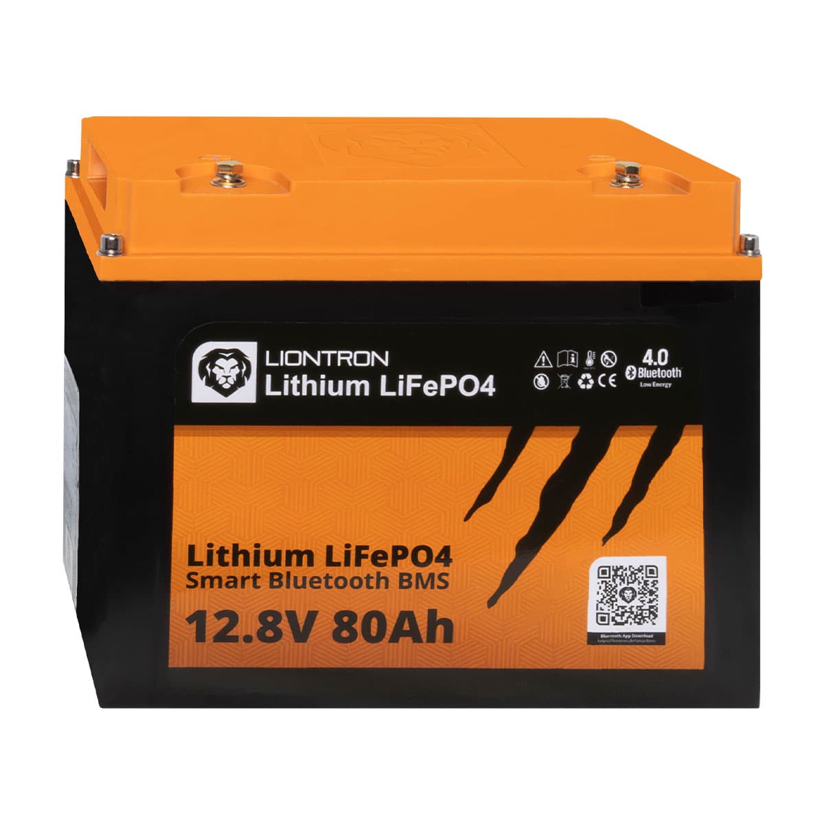 Liontron 80Ah 12V LiFePO4 LISMART1280LX Lithium Batterie Wohnmobil BMS mit App